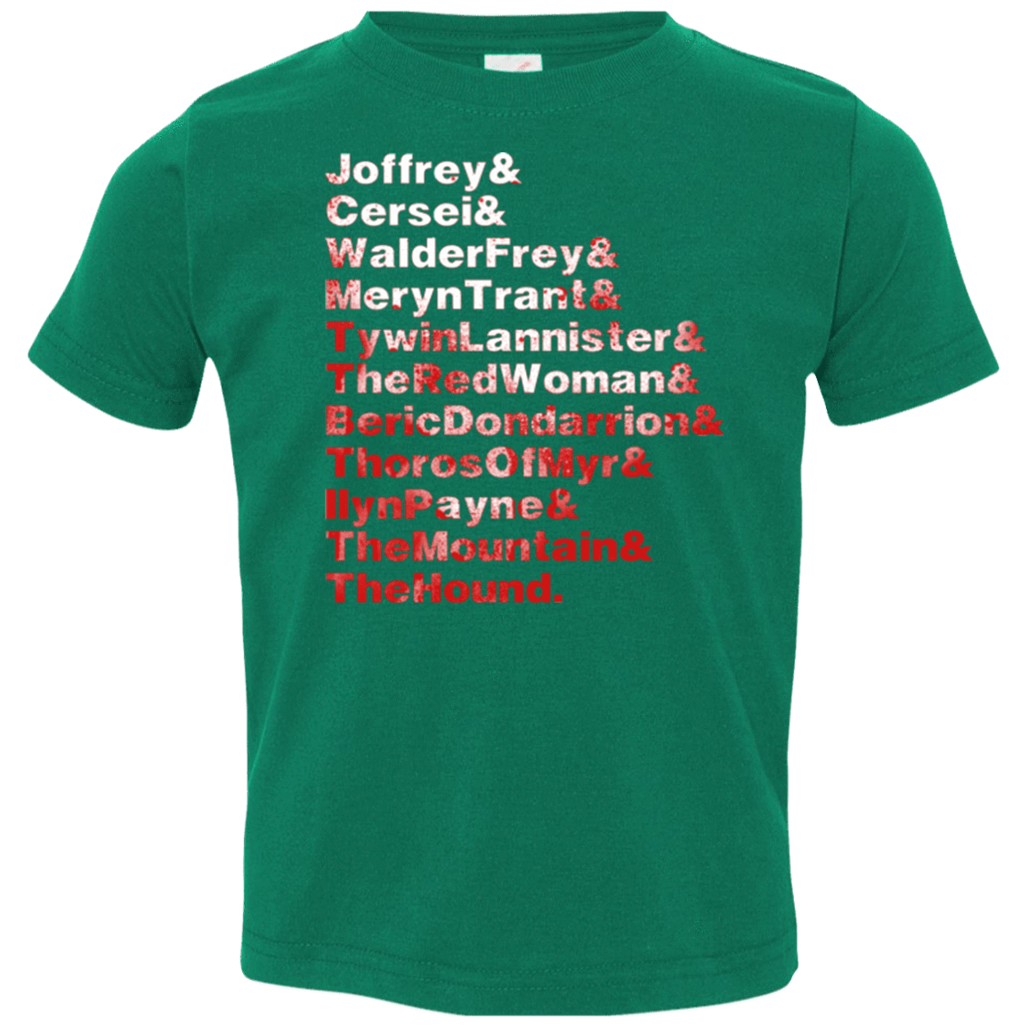 T-Shirts Kelly / 2T Aryas Kill List Toddler Premium T-Shirt