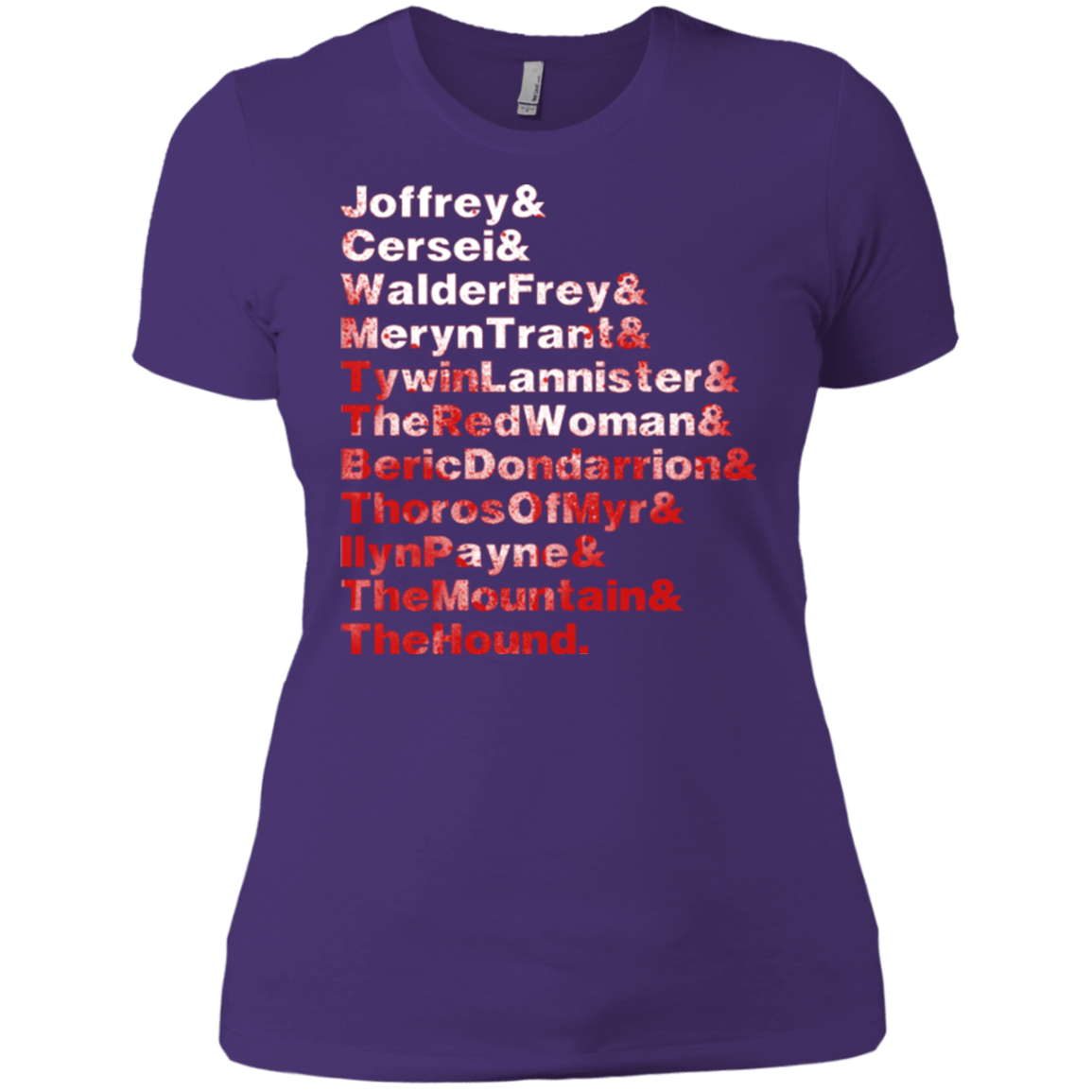 T-Shirts Purple / X-Small Aryas Kill List Women's Premium T-Shirt