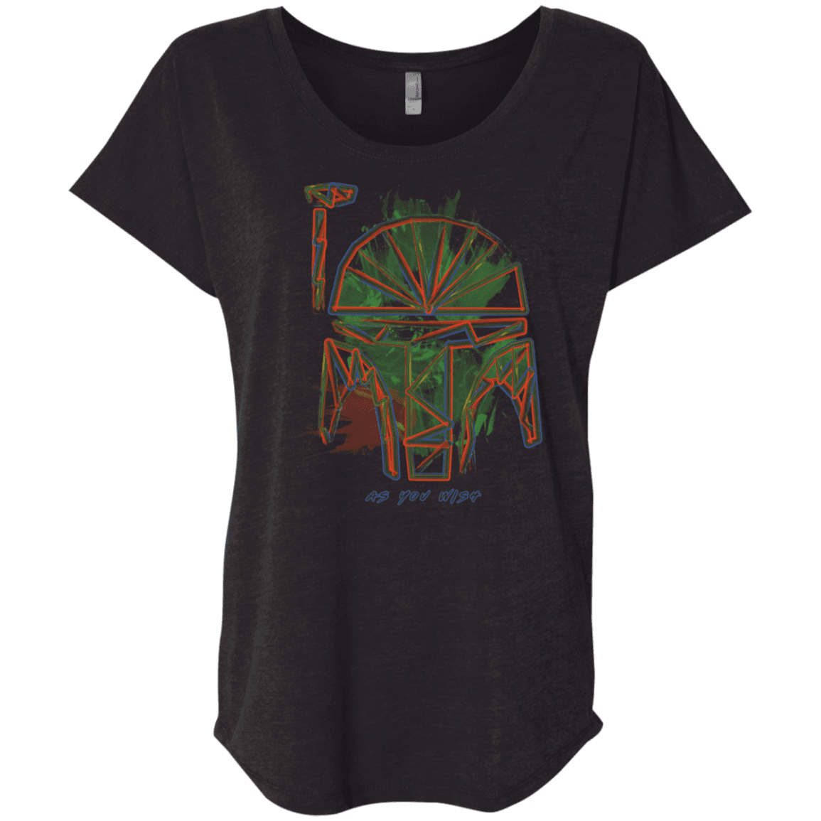 T-Shirts Vintage Black / X-Small As You Wish Triblend Dolman Sleeve