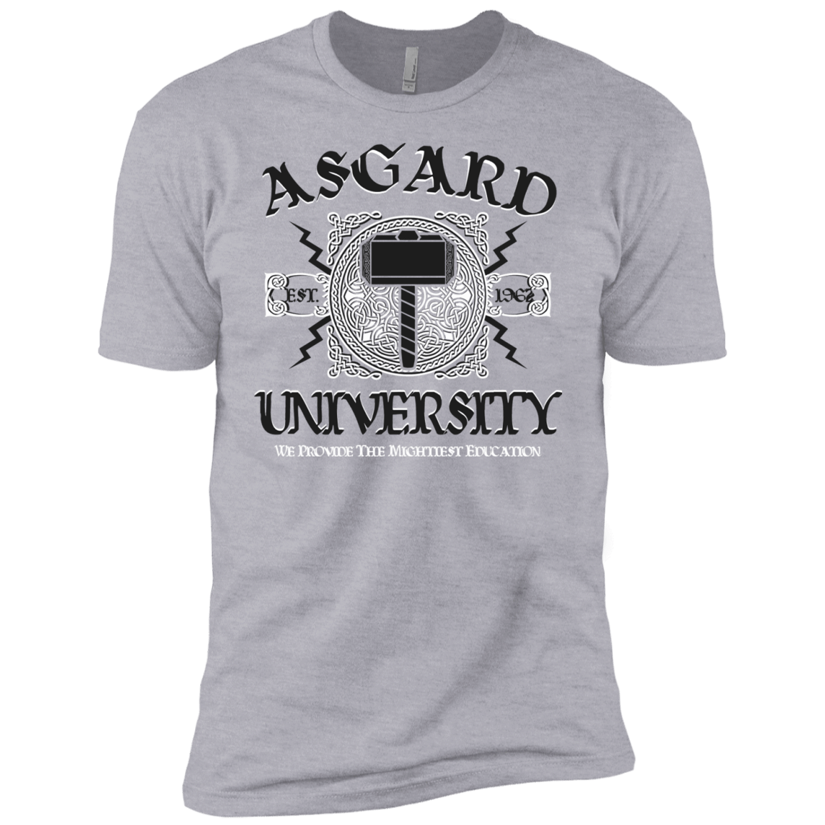 T-Shirts Heather Grey / YXS Asgard University Boys Premium T-Shirt