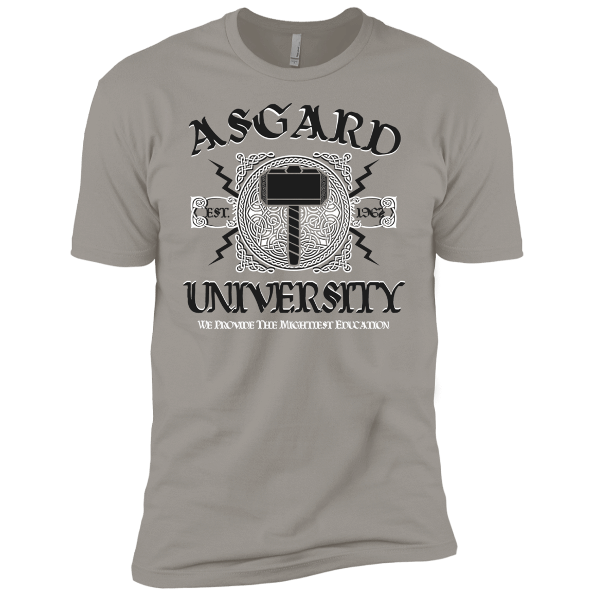 T-Shirts Light Grey / YXS Asgard University Boys Premium T-Shirt