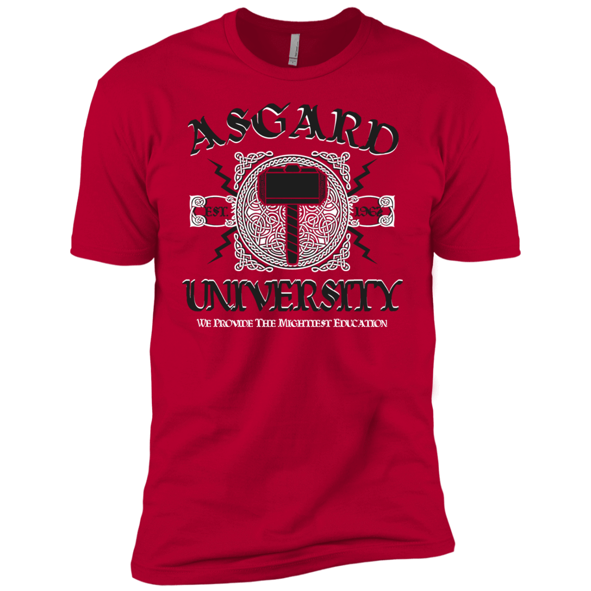 T-Shirts Red / YXS Asgard University Boys Premium T-Shirt
