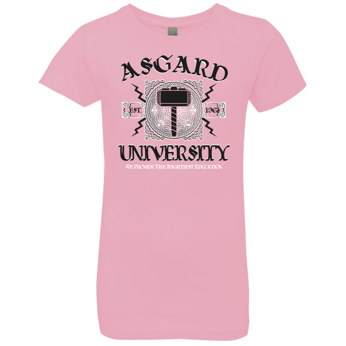T-Shirts Light Pink / YXS Asgard University Girls Premium T-Shirt