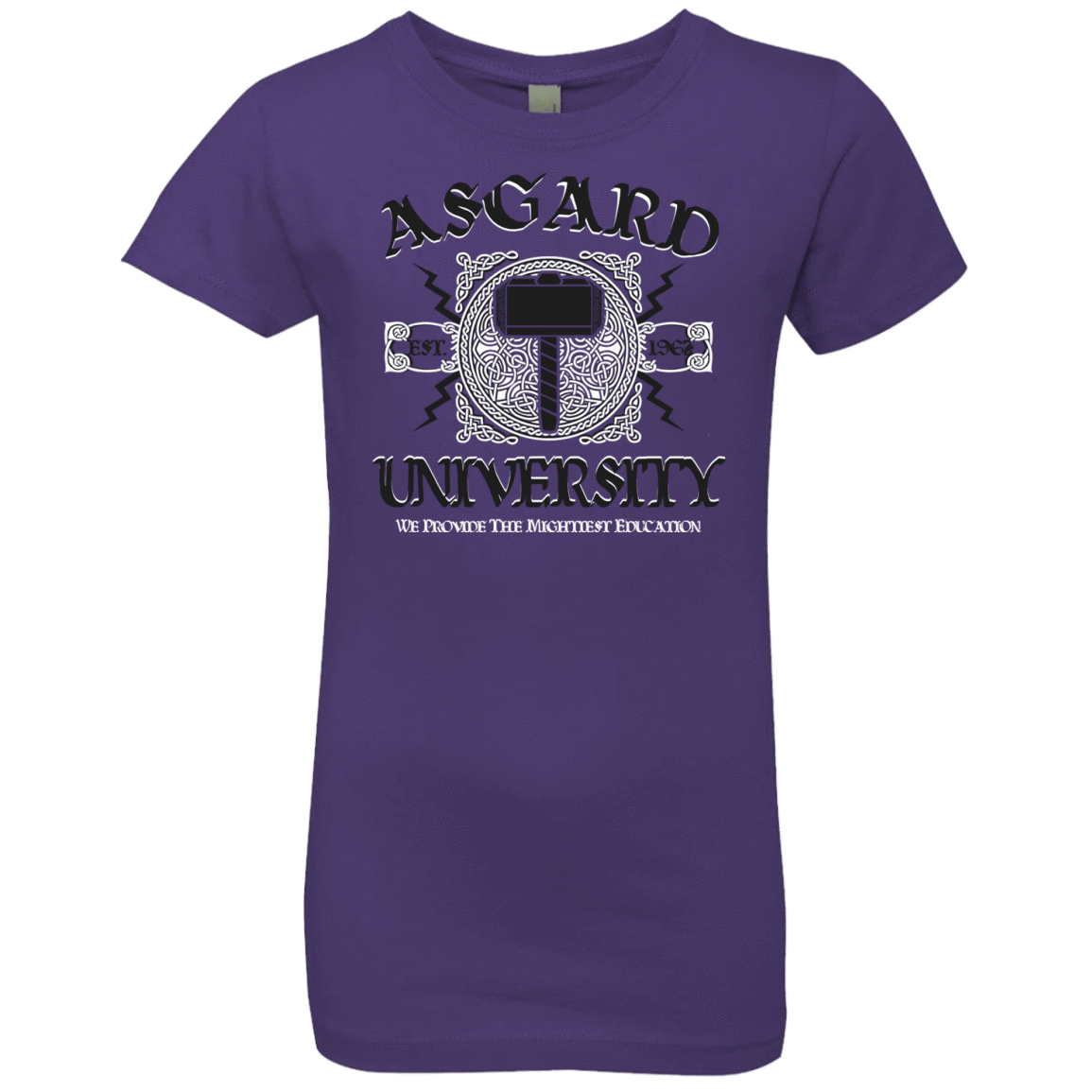 T-Shirts Purple Rush / YXS Asgard University Girls Premium T-Shirt