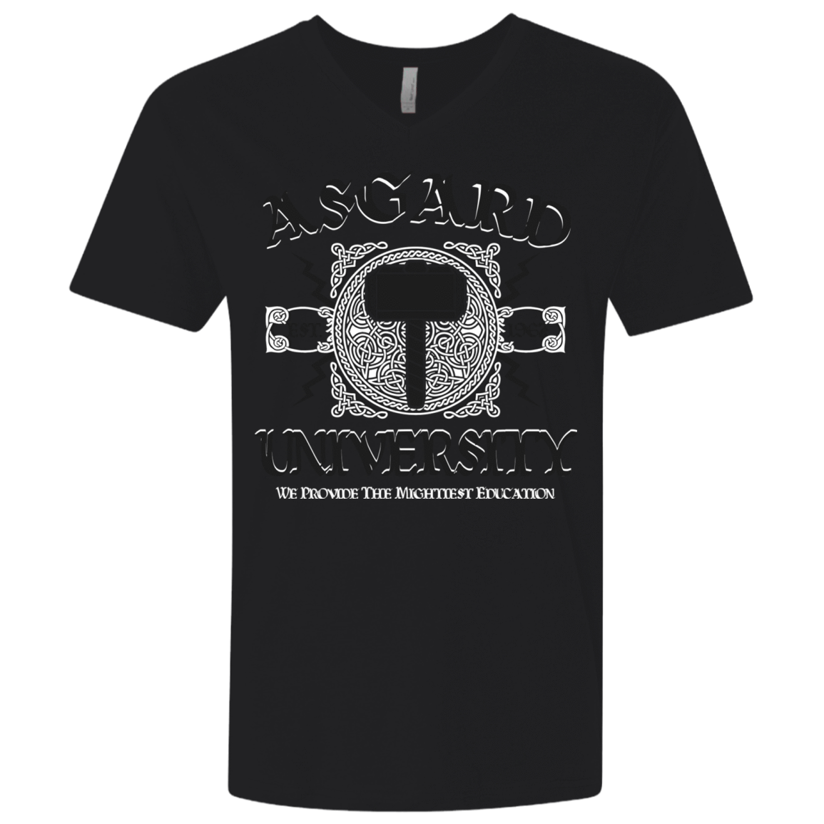 T-Shirts Black / X-Small Asgard University Men's Premium V-Neck