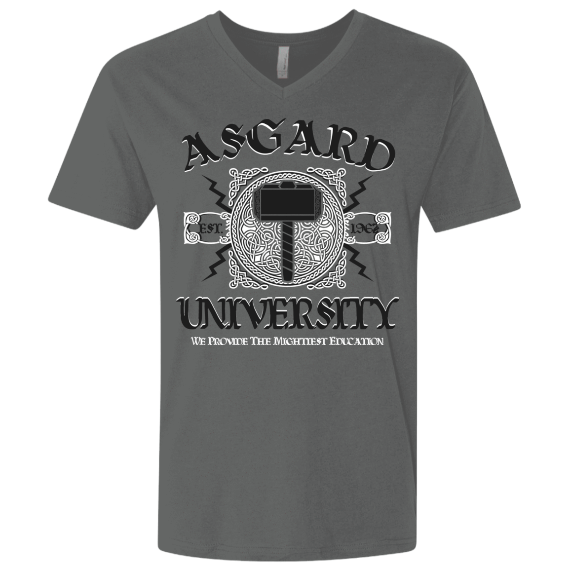 T-Shirts Heavy Metal / X-Small Asgard University Men's Premium V-Neck