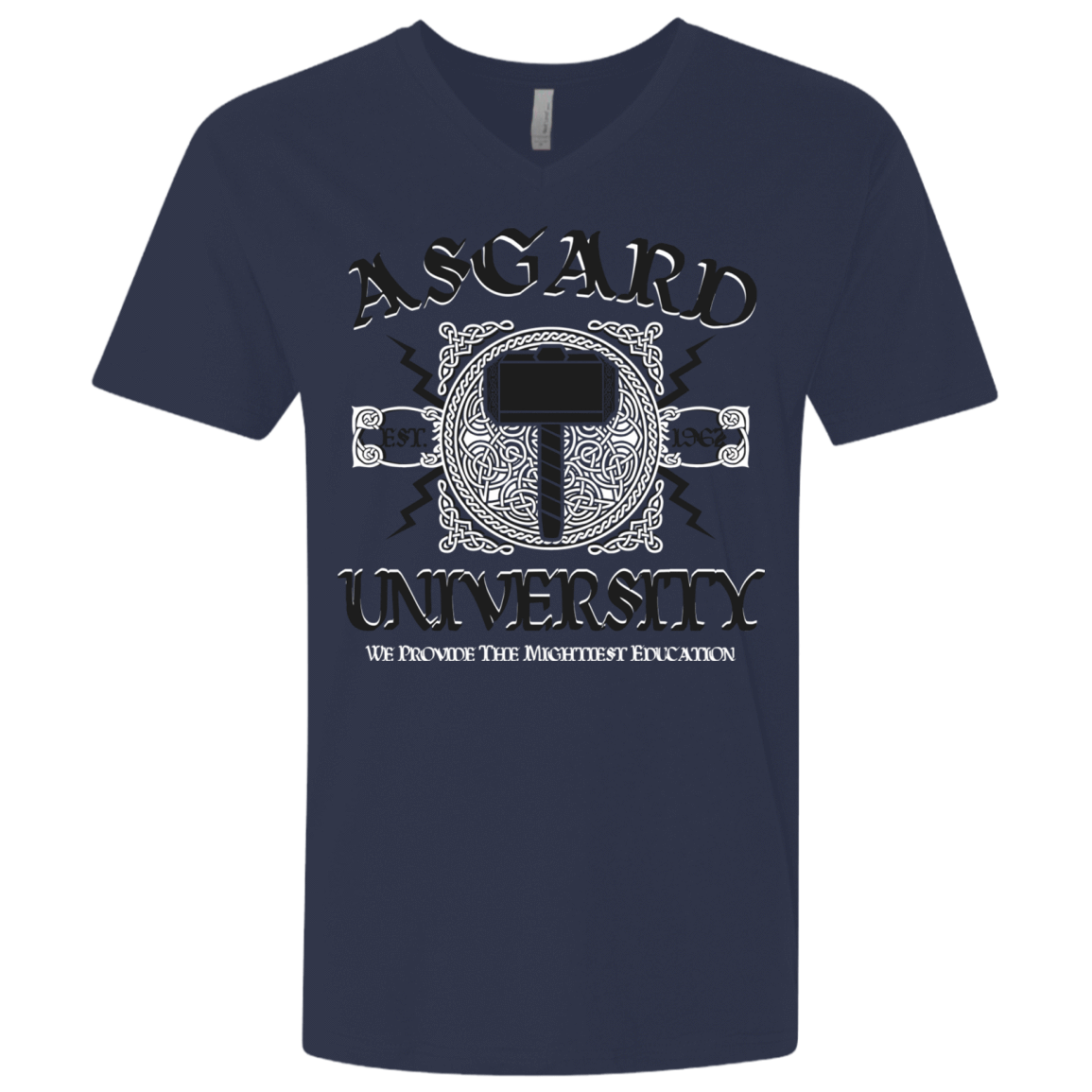 T-Shirts Midnight Navy / X-Small Asgard University Men's Premium V-Neck