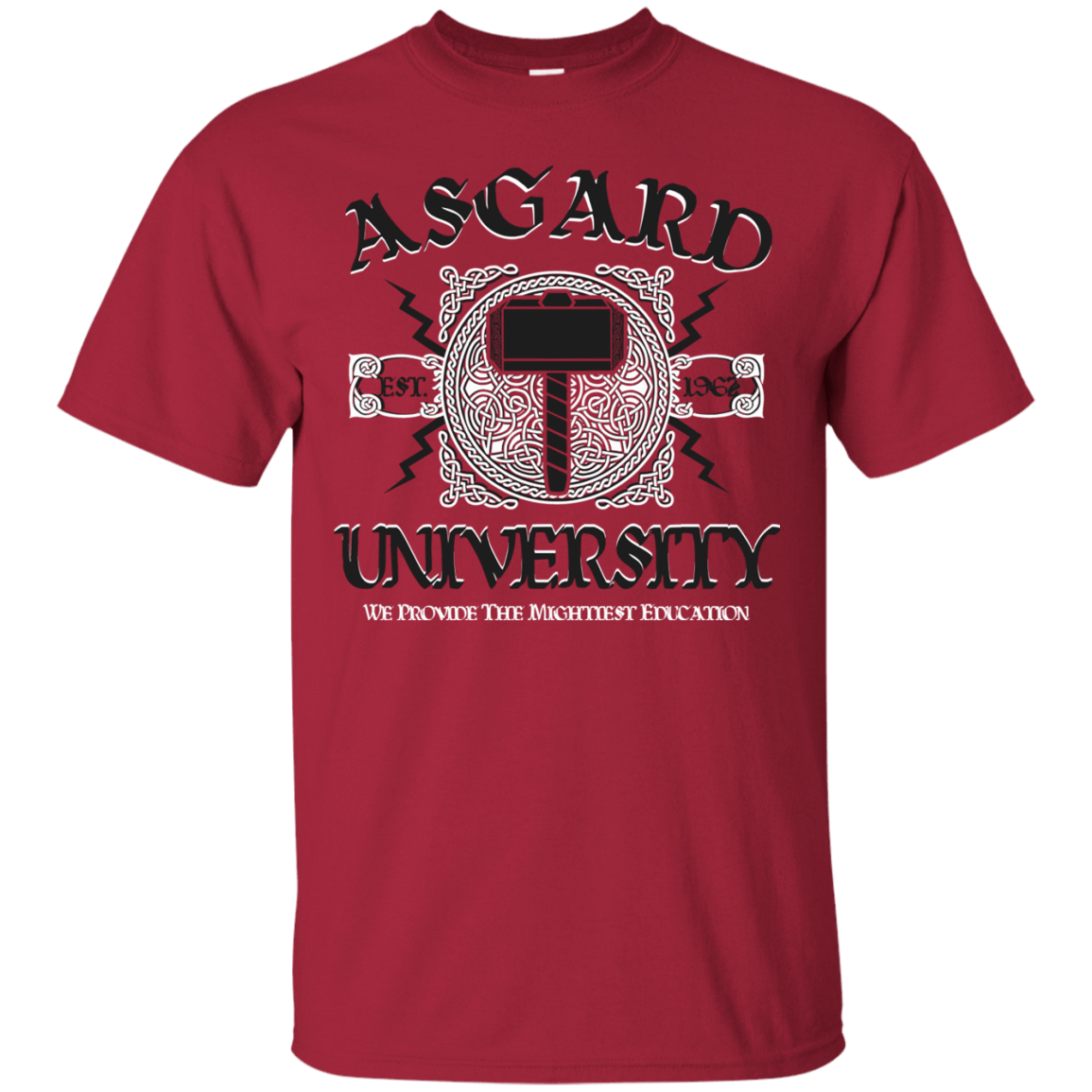 T-Shirts Cardinal / Small Asgard University T-Shirt