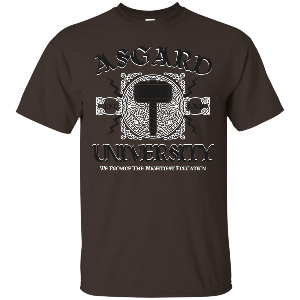 T-Shirts Dark Chocolate / Small Asgard University T-Shirt