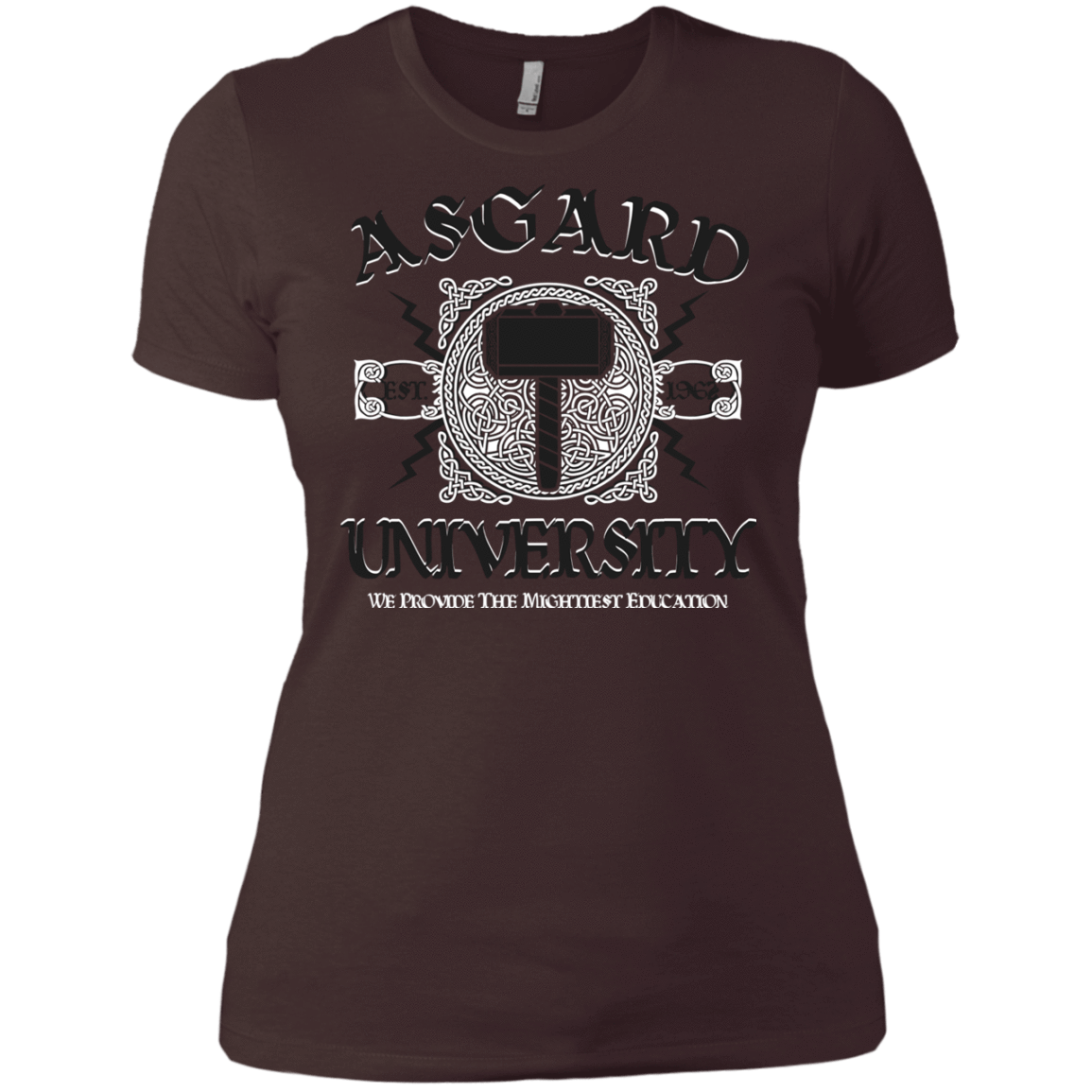 T-Shirts Dark Chocolate / X-Small Asgard University Women's Premium T-Shirt