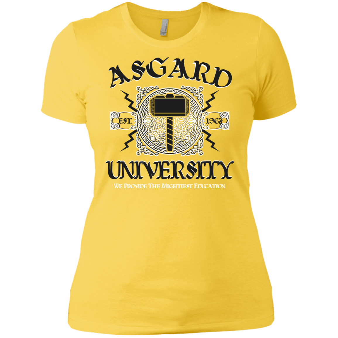 T-Shirts Vibrant Yellow / X-Small Asgard University Women's Premium T-Shirt