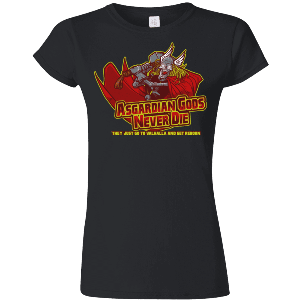 T-Shirts Black / S Asgardian Junior Slimmer-Fit T-Shirt