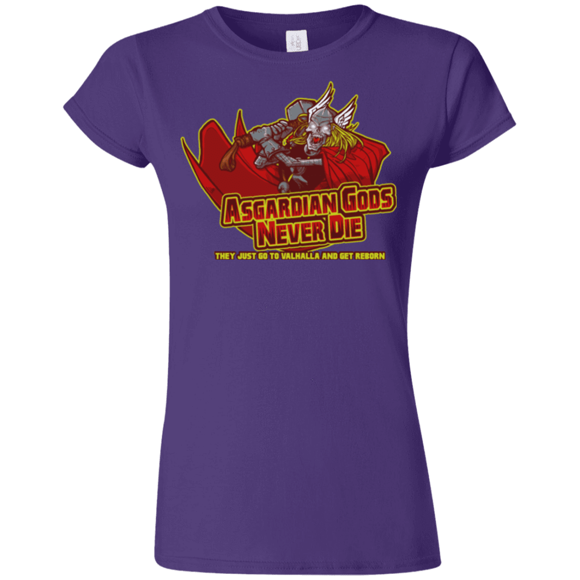 T-Shirts Purple / S Asgardian Junior Slimmer-Fit T-Shirt