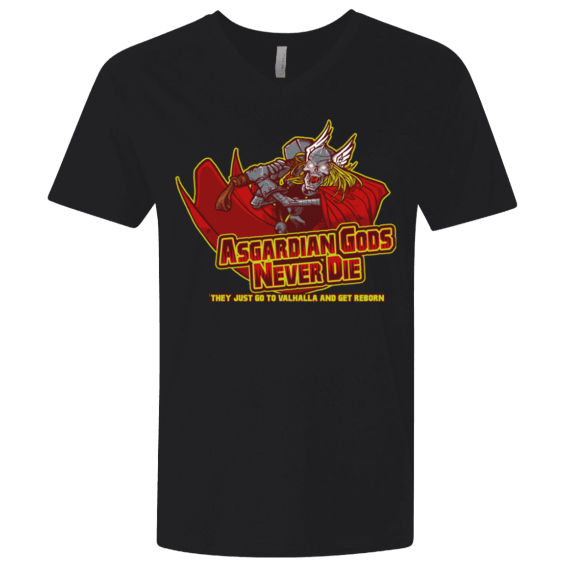 T-Shirts Black / X-Small Asgardian Men's Premium V-Neck