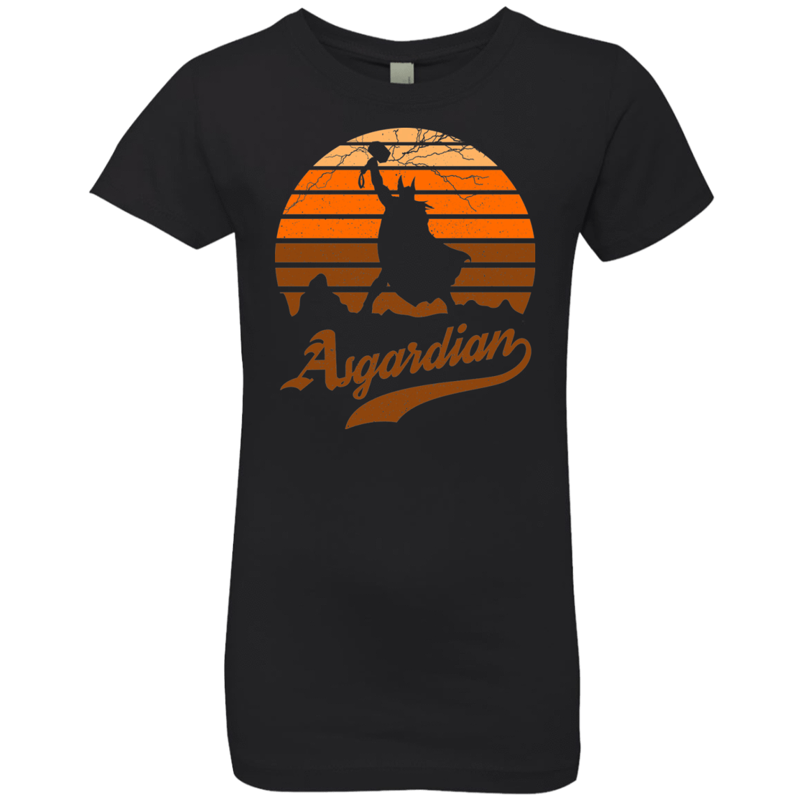 T-Shirts Black / YXS Asgardian Sun Set Girls Premium T-Shirt