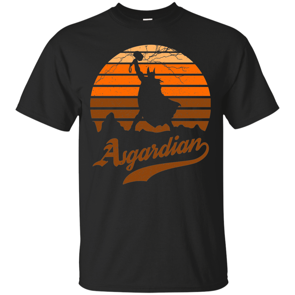 T-Shirts Black / Small Asgardian Sun Set T-Shirt