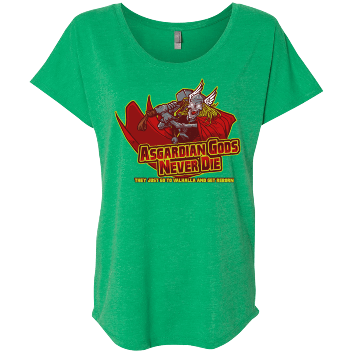 T-Shirts Envy / X-Small Asgardian Triblend Dolman Sleeve