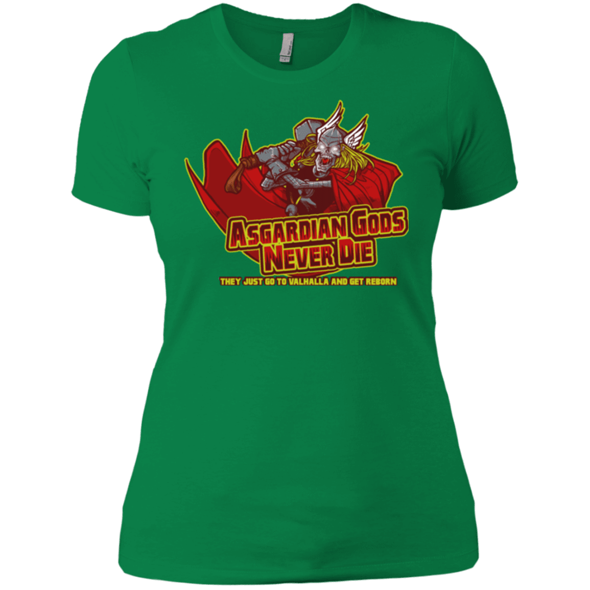 T-Shirts Kelly Green / X-Small Asgardian Women's Premium T-Shirt