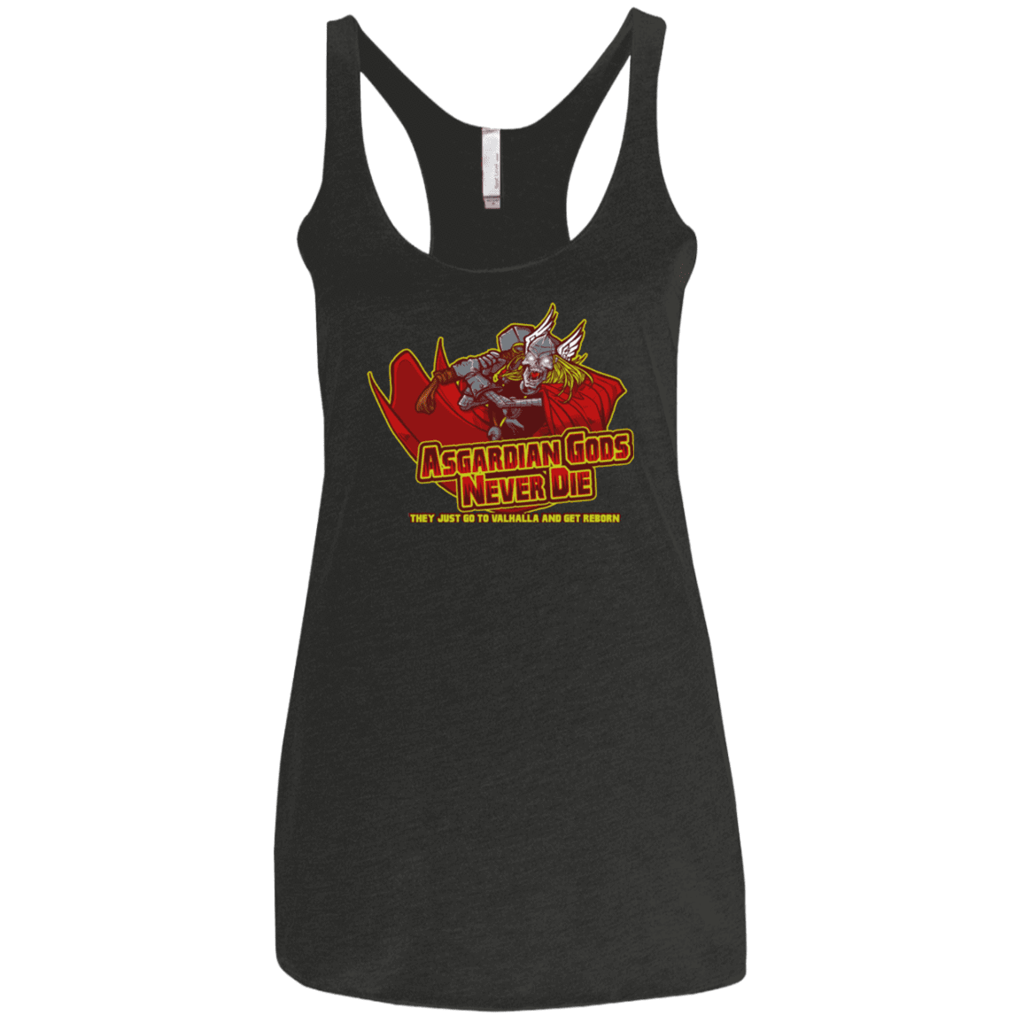 T-Shirts Vintage Black / X-Small Asgardian Women's Triblend Racerback Tank