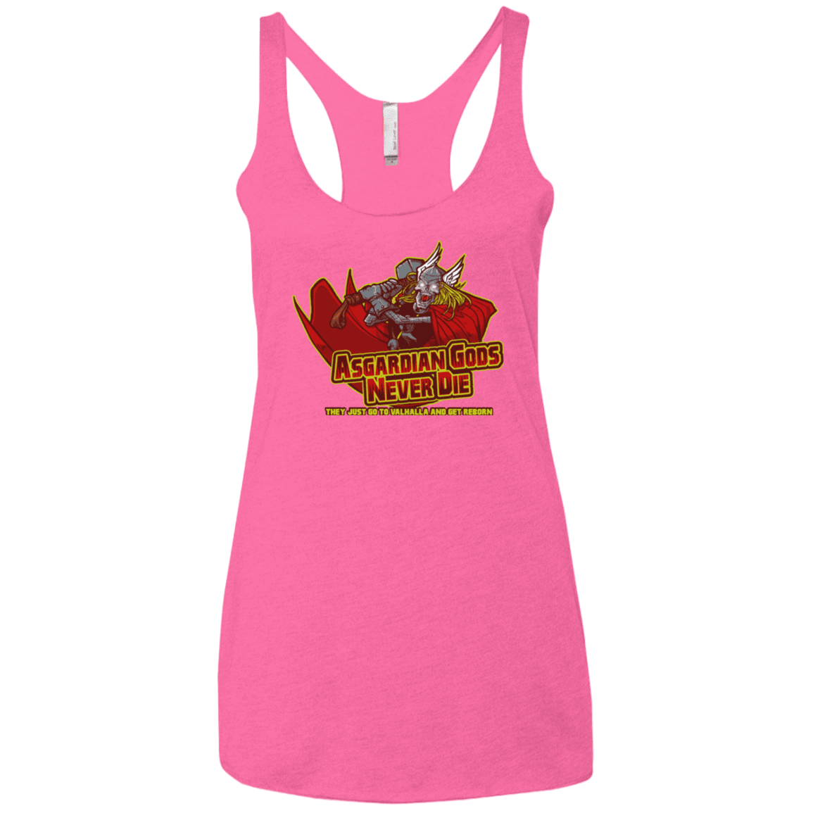 T-Shirts Vintage Pink / X-Small Asgardian Women's Triblend Racerback Tank