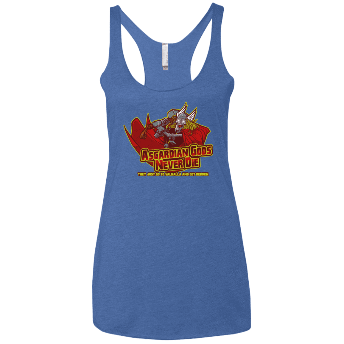 T-Shirts Vintage Royal / X-Small Asgardian Women's Triblend Racerback Tank