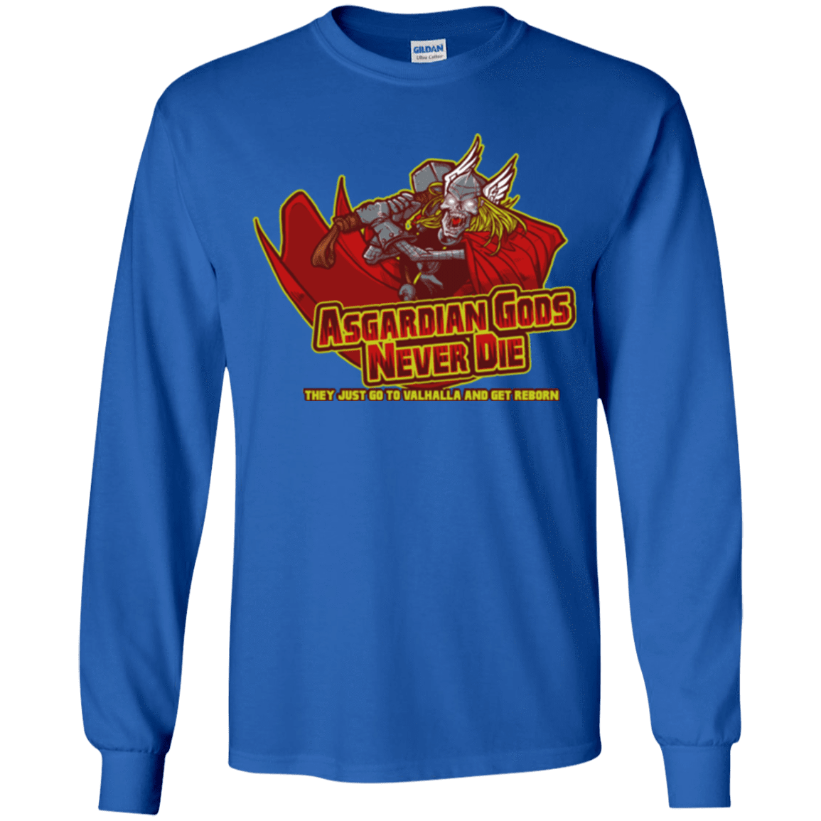 T-Shirts Royal / YS Asgardian Youth Long Sleeve T-Shirt