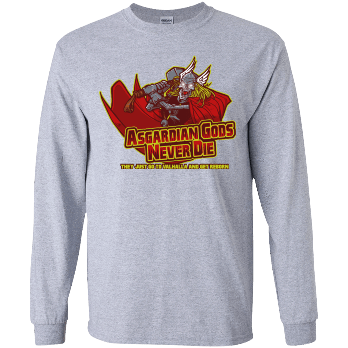 T-Shirts Sport Grey / YS Asgardian Youth Long Sleeve T-Shirt