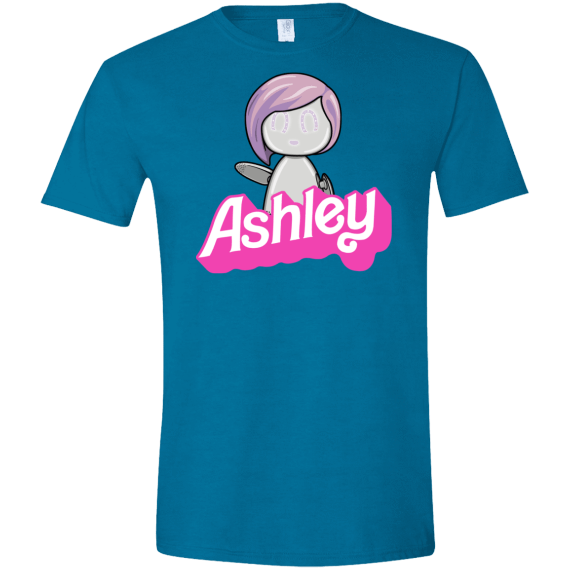 T-Shirts Antique Sapphire / S Ashley Men's Semi-Fitted Softstyle