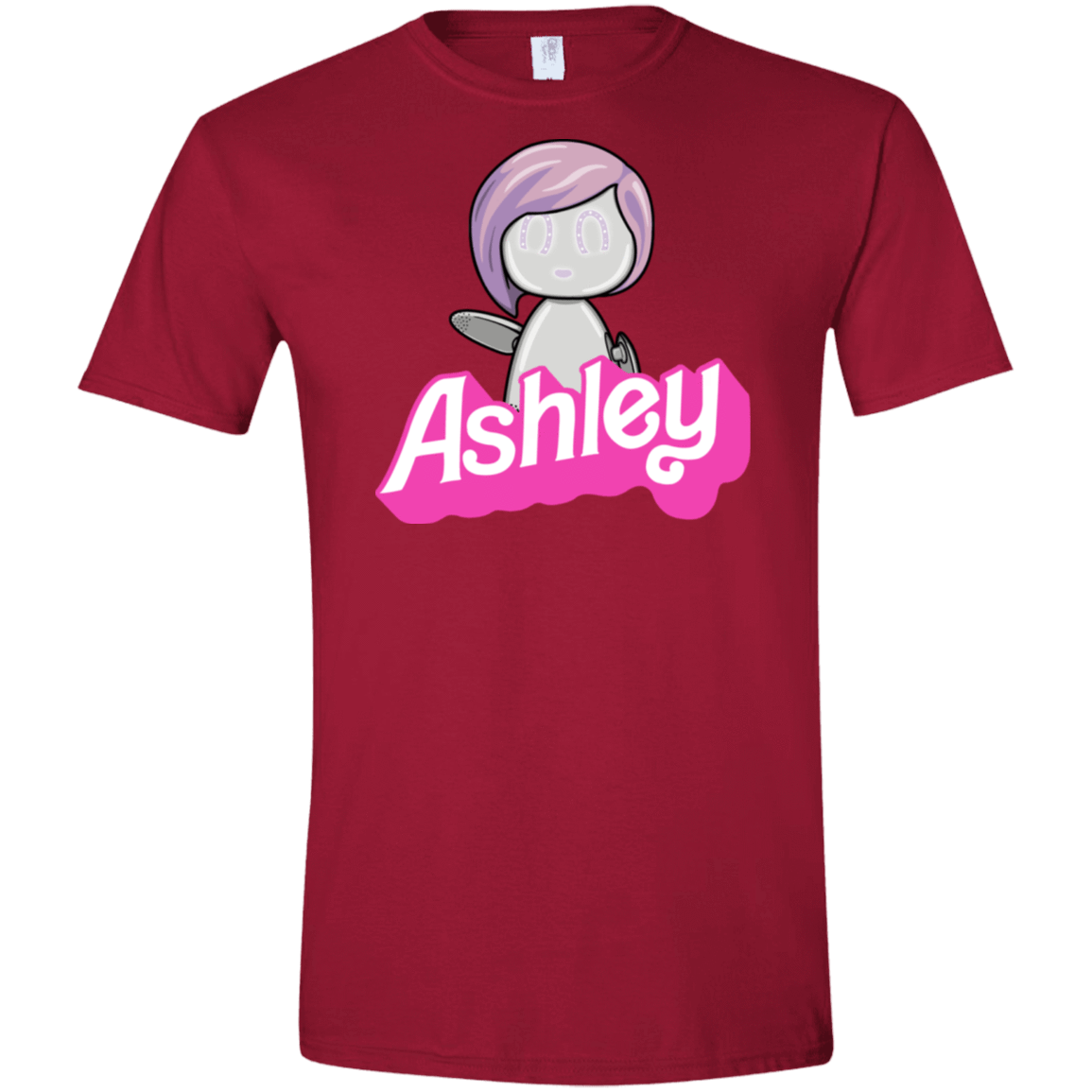 T-Shirts Cardinal Red / S Ashley Men's Semi-Fitted Softstyle