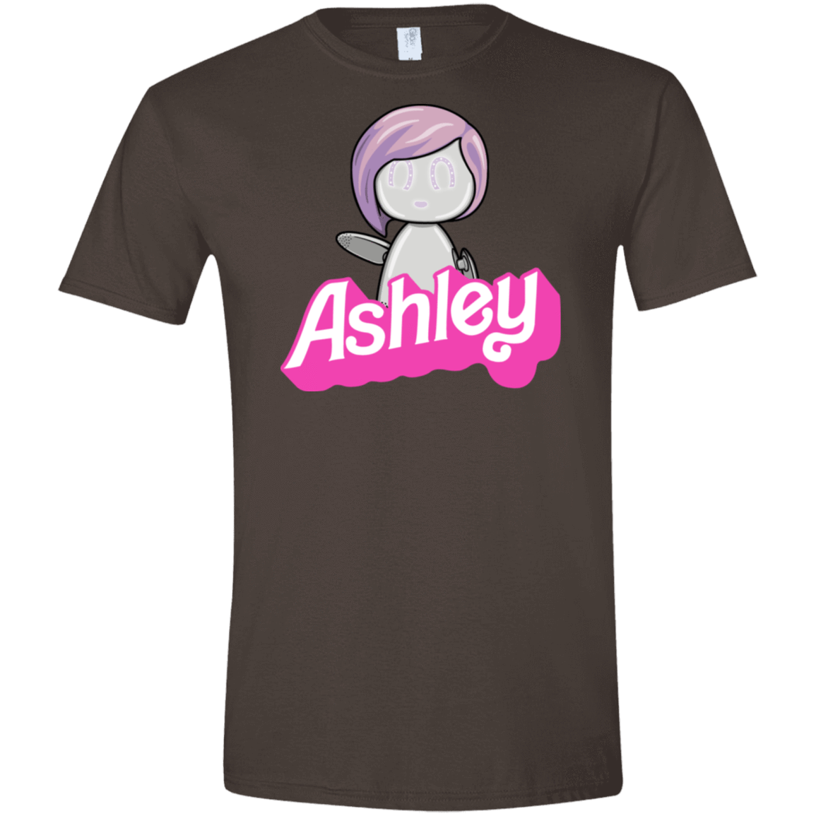 T-Shirts Dark Chocolate / S Ashley Men's Semi-Fitted Softstyle