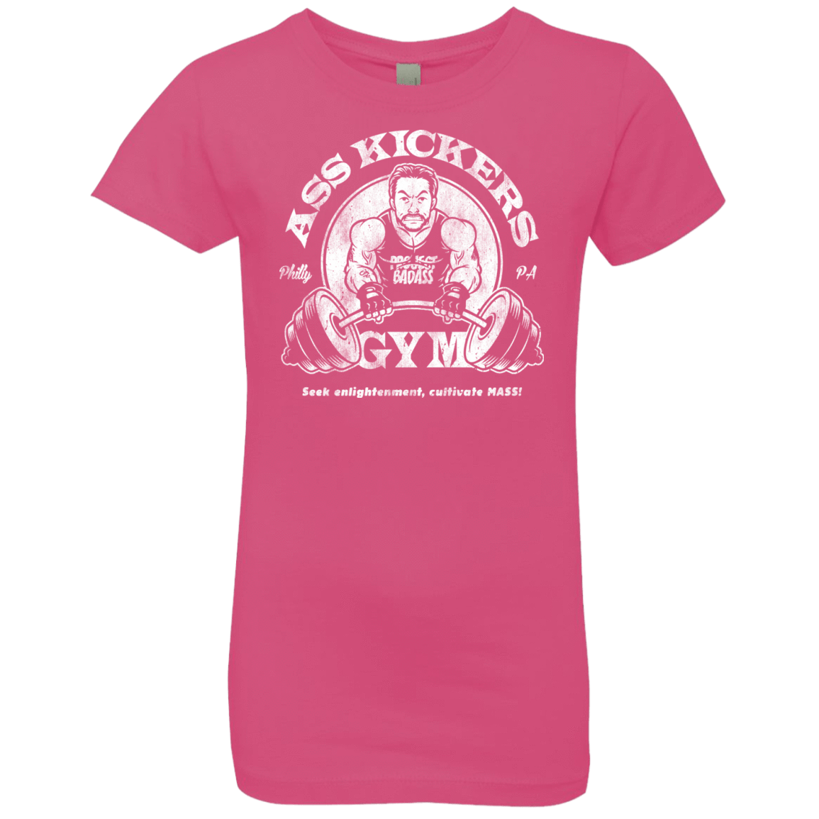 T-Shirts Hot Pink / YXS Ass Kickers Gym Girls Premium T-Shirt