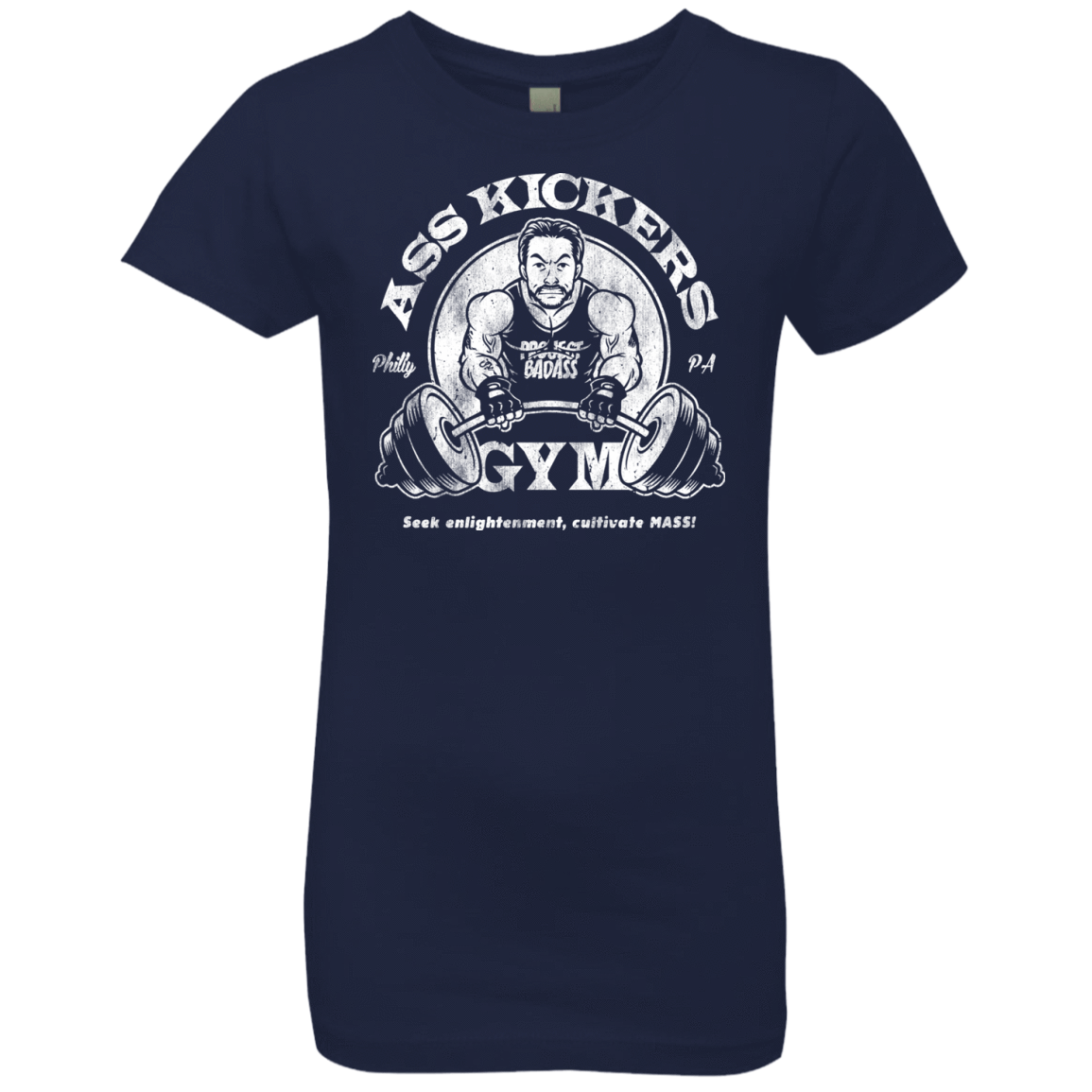 T-Shirts Midnight Navy / YXS Ass Kickers Gym Girls Premium T-Shirt