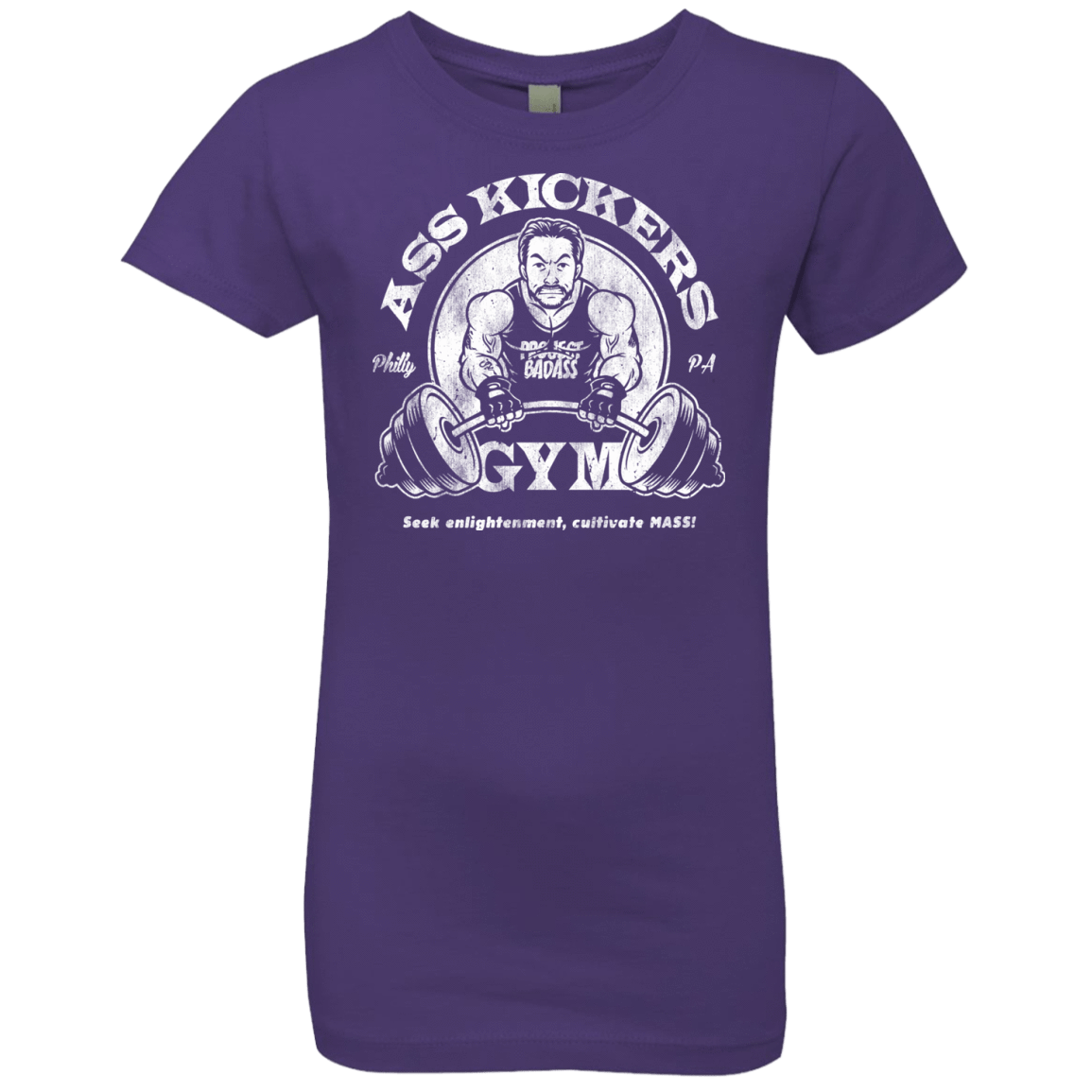 T-Shirts Purple Rush / YXS Ass Kickers Gym Girls Premium T-Shirt