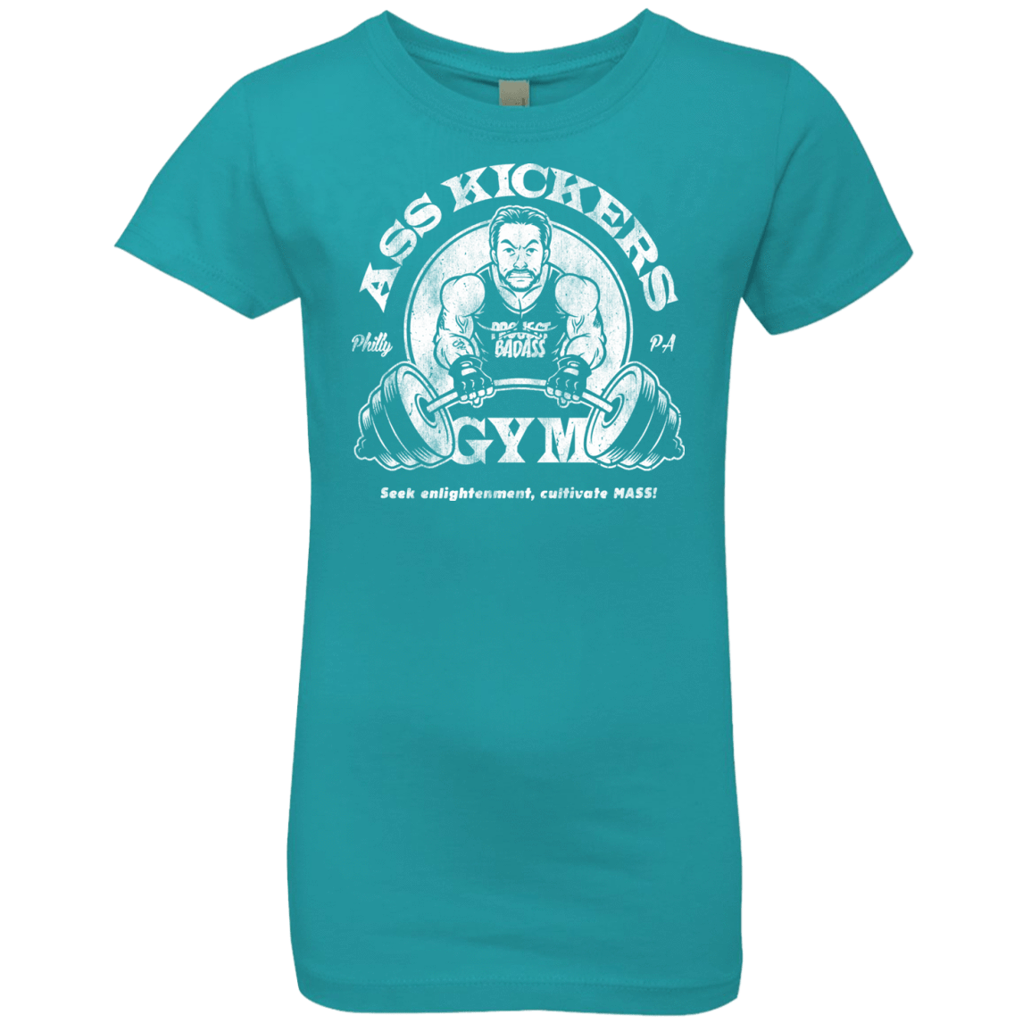 T-Shirts Tahiti Blue / YXS Ass Kickers Gym Girls Premium T-Shirt