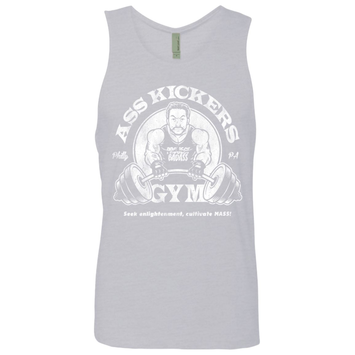 T-Shirts Heather Grey / Small Ass Kickers Gym Men's Premium Tank Top