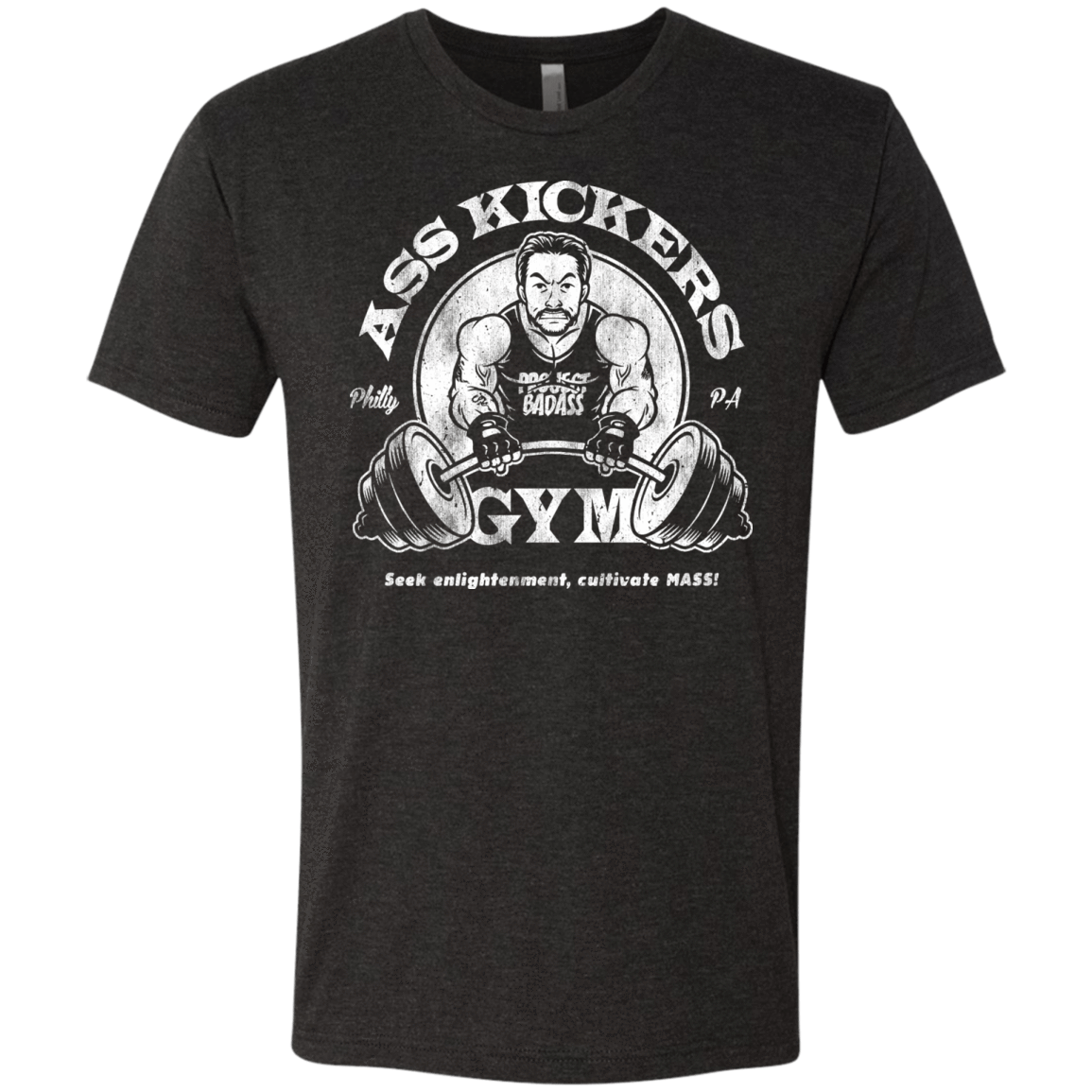 T-Shirts Vintage Black / Small Ass Kickers Gym Men's Triblend T-Shirt
