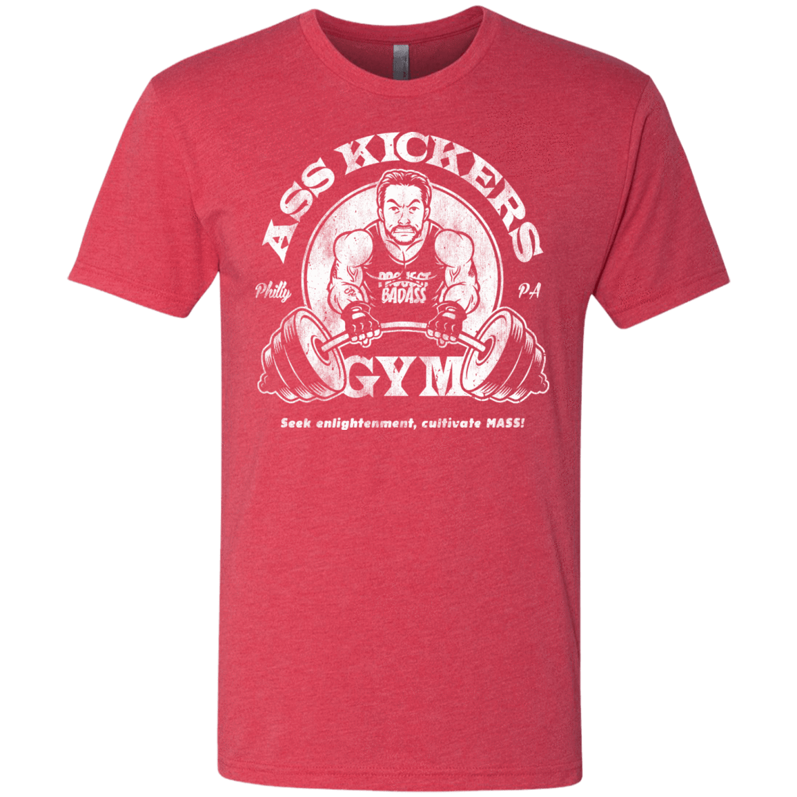 T-Shirts Vintage Red / Small Ass Kickers Gym Men's Triblend T-Shirt