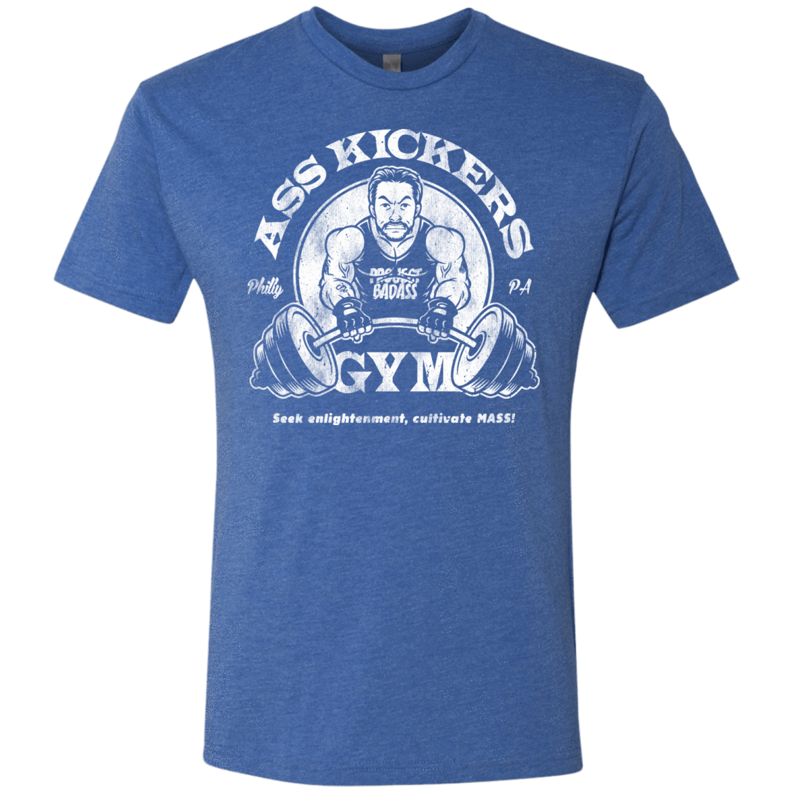 T-Shirts Vintage Royal / Small Ass Kickers Gym Men's Triblend T-Shirt