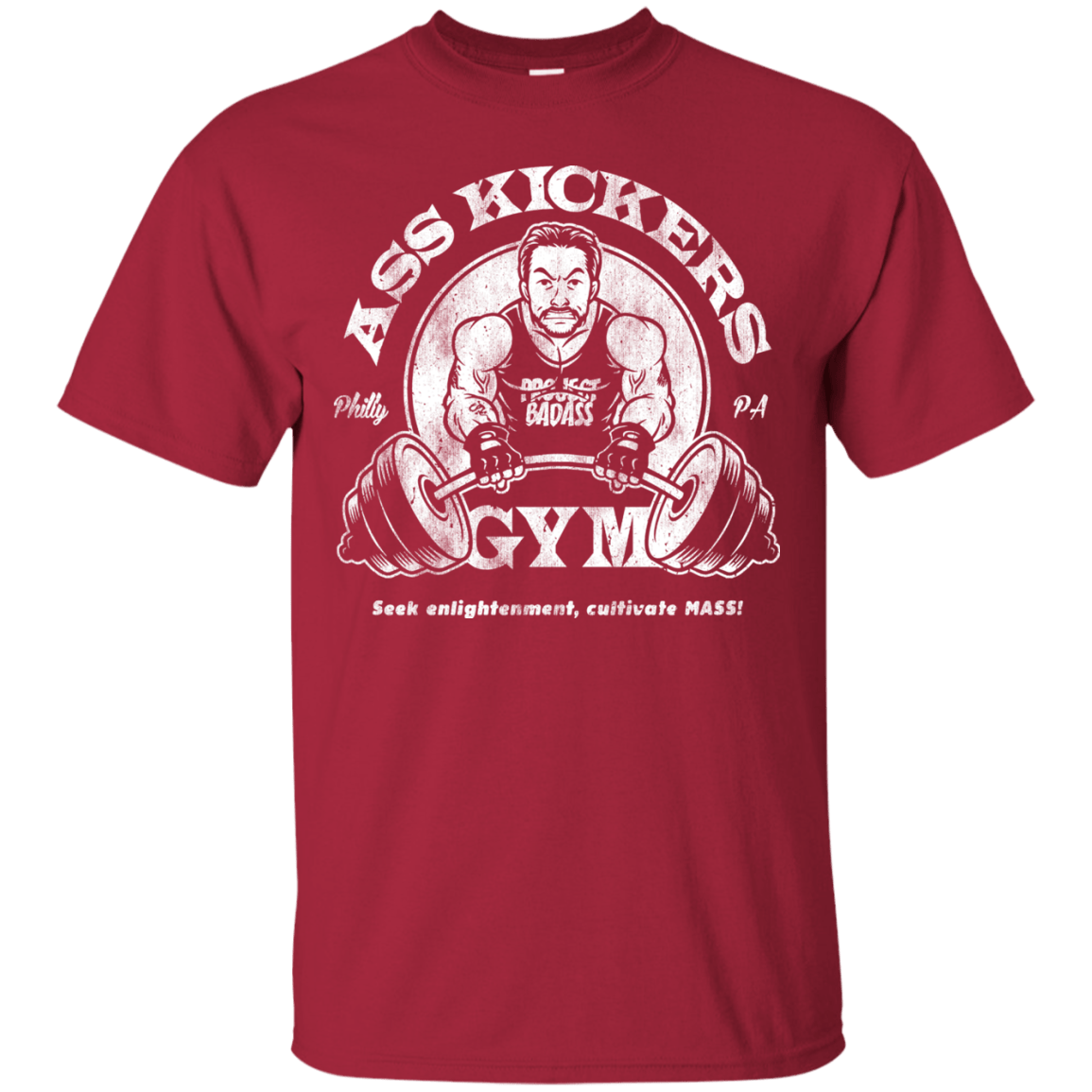 T-Shirts Cardinal / Small Ass Kickers Gym T-Shirt