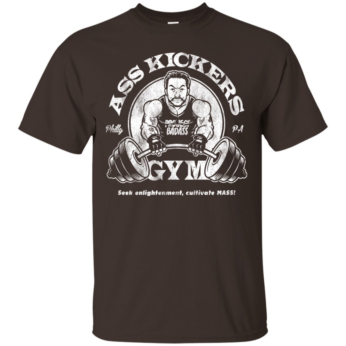 T-Shirts Dark Chocolate / Small Ass Kickers Gym T-Shirt