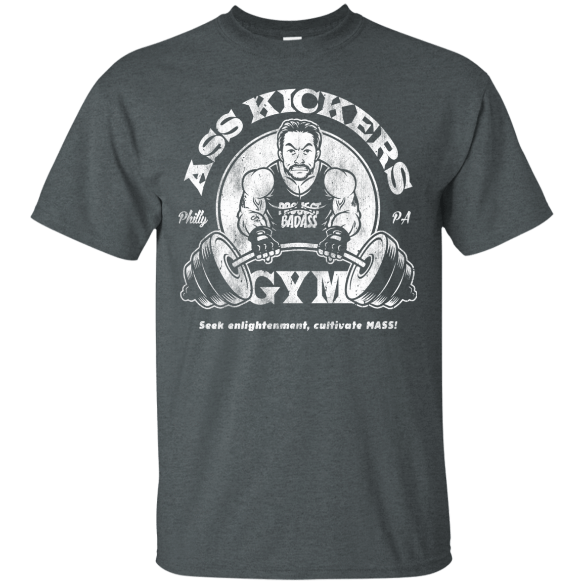 T-Shirts Dark Heather / Small Ass Kickers Gym T-Shirt