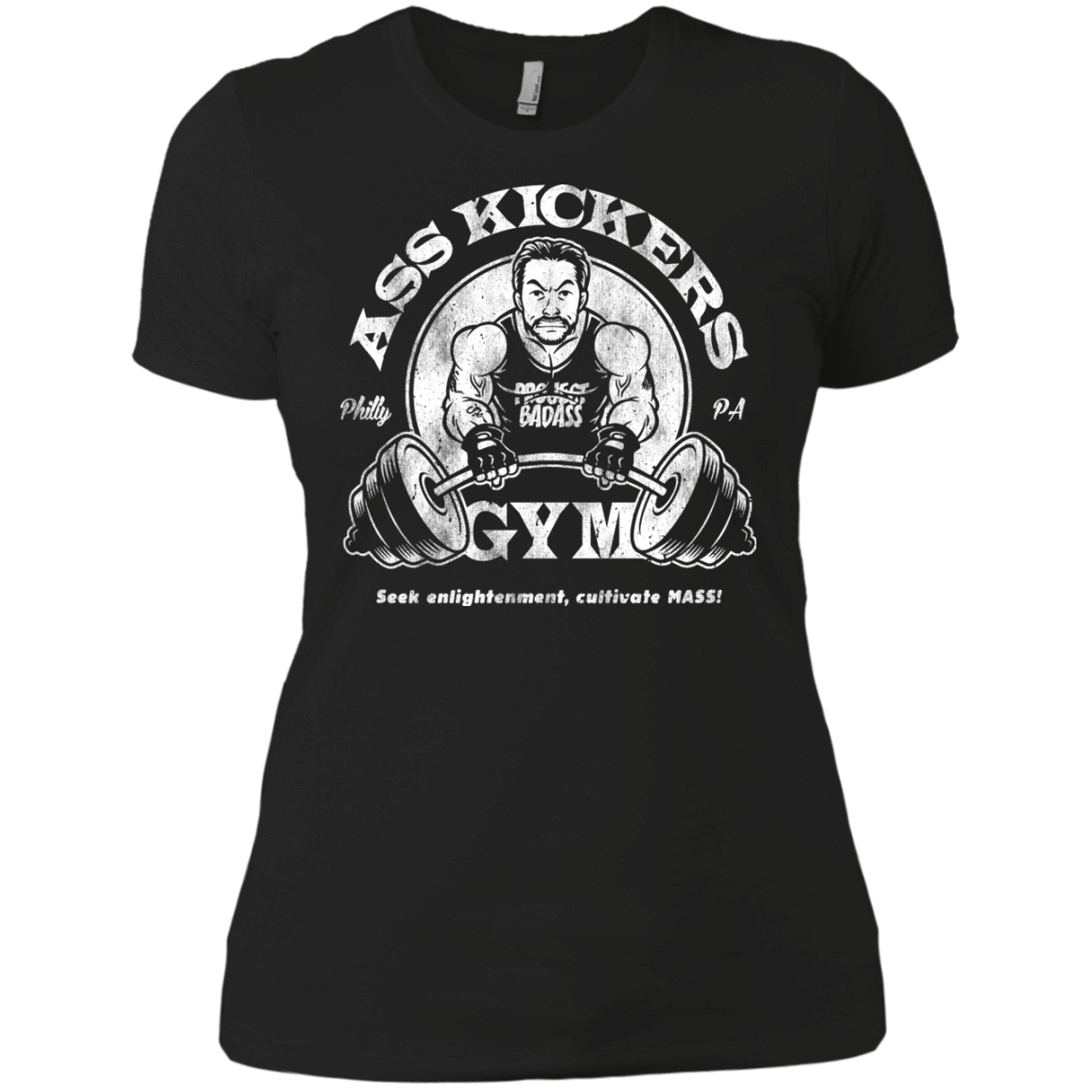 T-Shirts Black / X-Small Ass Kickers Gym Women's Premium T-Shirt