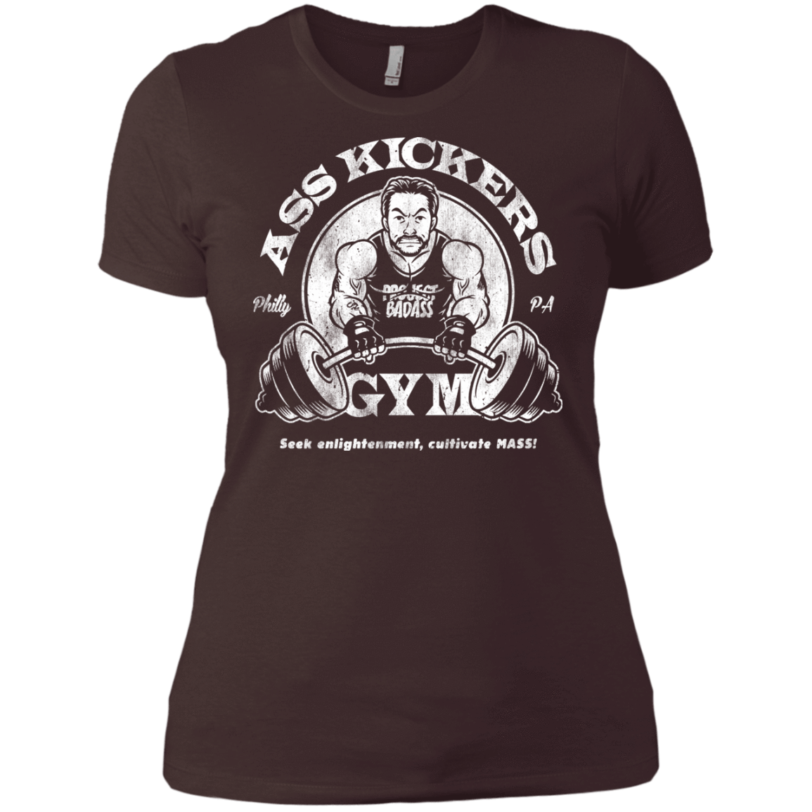 T-Shirts Dark Chocolate / X-Small Ass Kickers Gym Women's Premium T-Shirt