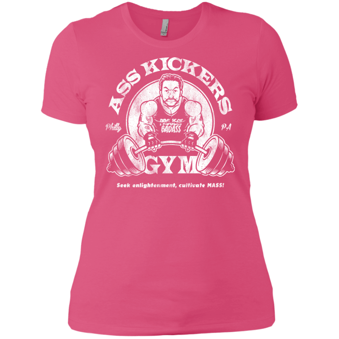 T-Shirts Hot Pink / X-Small Ass Kickers Gym Women's Premium T-Shirt