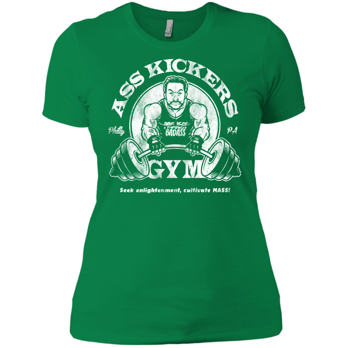 T-Shirts Kelly Green / X-Small Ass Kickers Gym Women's Premium T-Shirt