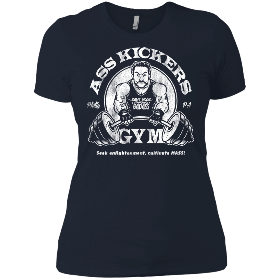 T-Shirts Midnight Navy / X-Small Ass Kickers Gym Women's Premium T-Shirt
