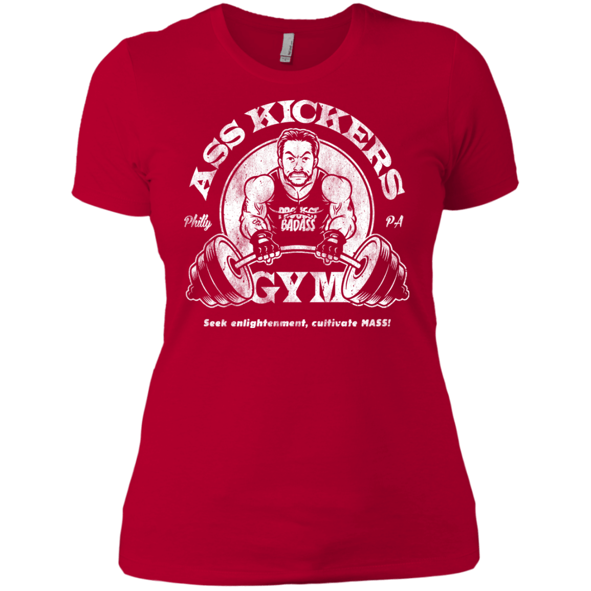 T-Shirts Red / X-Small Ass Kickers Gym Women's Premium T-Shirt