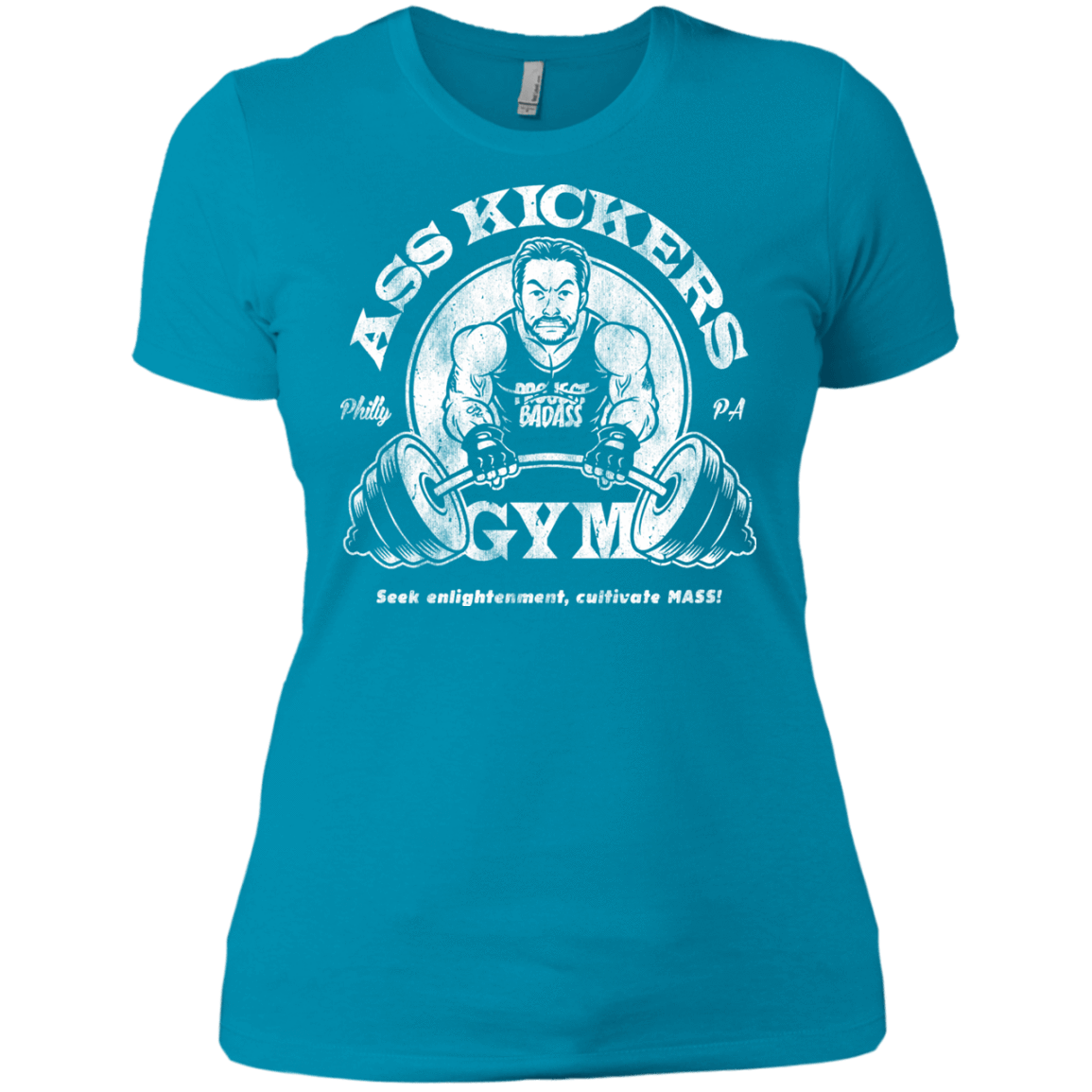 T-Shirts Turquoise / X-Small Ass Kickers Gym Women's Premium T-Shirt