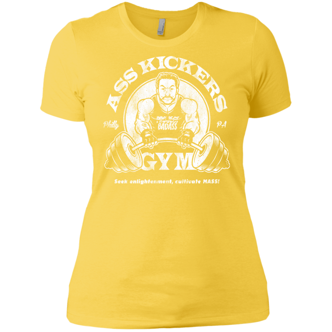 T-Shirts Vibrant Yellow / X-Small Ass Kickers Gym Women's Premium T-Shirt