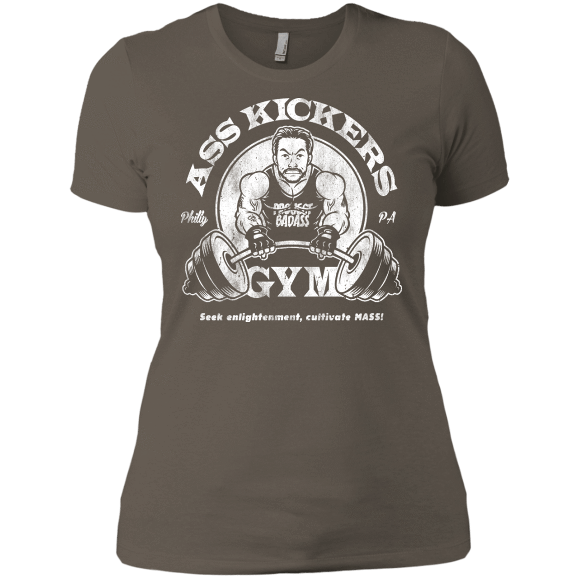 T-Shirts Warm Grey / X-Small Ass Kickers Gym Women's Premium T-Shirt